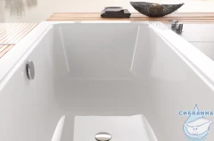 Стальная ванна Bette One 190x90 с шумоизоляцией, с ножками