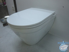 Унитаз подвесной безободковый Kale Idea с ультратонким сиденьем Soft Close (микролифт) 7112536400+7011872900