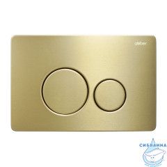 Комплект подвесной унитаз ABBER Rechteck AC1201MB черный матовый с инсталляцией AC0105 и кнопкой AC0121MMG золото матовое