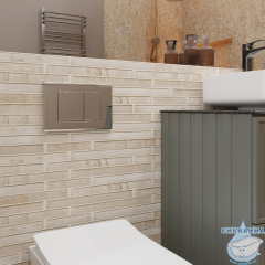 Кнопка смыва Charus Minimalista FP.310.21.01 хром глянцевый