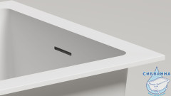 Ванна из искусственного камня Salini Cascata Kit 170x75 (материал S-Stone, белый матовый)