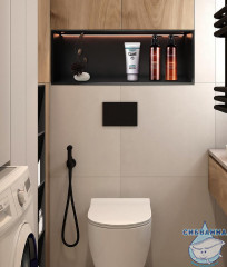 Горизонтальная ниша одинарная с подсветкой