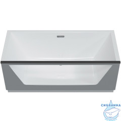 Акриловая ванна 1Marka Neo 170x75 (стекло матовое серое)