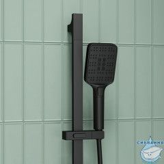 Душевой гарнитур, черный матовый, Agua, IDDIS, AGU3F68i16