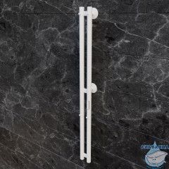 Полотенцесушитель электрический Toni Arti Siena rotondo pulsante 2П 100x1200 белый матовый