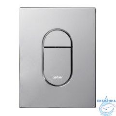 Комплект подвесной унитаз ABBER Rechteck AC1201 белый с инсталляцией AC0108 и кнопкой AC0124 хром глянцевый