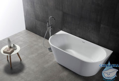 Акриловая ванна ABBER AB9216-1.3 130x70 с каркасом