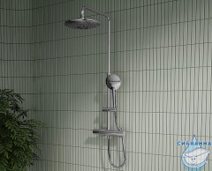 Душевая система Vitra Aquaheat Bliss A47205EXP 240 1 режим (хром)