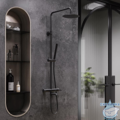 Душевая система Damixa Scandinavian Pure 936740300 (черный матовый)