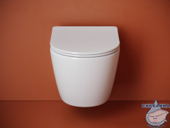 Унитаз подвесной безободковый Ceramicanova Uno Rimless CN11001T с сиденьем быстросъемным Soft Close (микролифт)