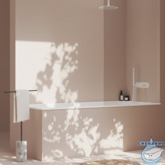 Встраиваемый смеситель для ванны Ravak Espirit X070245 (белый матовый)