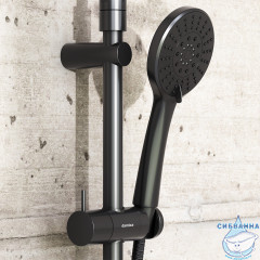 Душевая система Damixa Jupiter 977730300 (черный матовый)