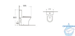 Унитаз напольный Aquatek Леон AQ2785-00 с бачком и сиденьем Soft Close (микролифт)