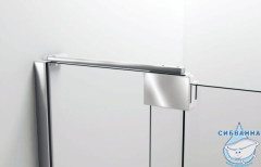 Дверь в нишу Vincea Экстра 110-120 профиль хром, стекло прозрачноеVDP-1E1112CL