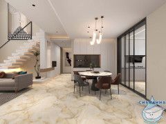 Плитка керамогранитная AZARIO SHINY ONYX GOLD 60x120 Carving (H18004006G)