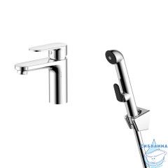 Смеситель с гигиеническим душем Aquatek Ника AQ1812CR (хром )