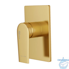 Встраиваемый смеситель для душа Wasserkraft Aisch 5551 (1 режим) (золото)