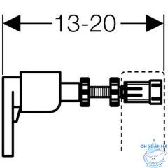Комплект крепления к стене Geberit Duofix 111.815.00.1 для инсталляций