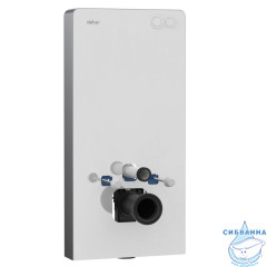 Инсталляционный модуль внешнего монтажа ABBER AC0107MW для подвесного унитаза, белый