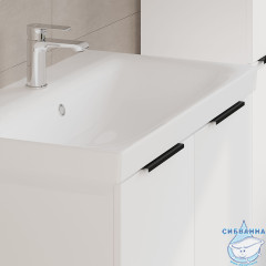 Тумба Viant Берлин 60 с раковиной Moduo 60 белый