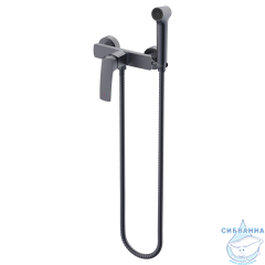 Смеситель с гигиеническим душем Azario Conda AZ-K2511GR (графит)