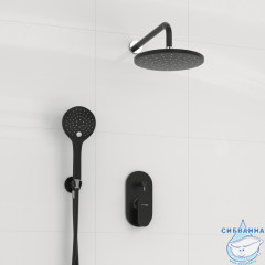 Душевая система Wasserkraft 230 1 режим A16777 (черный матовый)