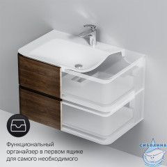 Тумба под раковину AM PM Sensation 80 орех