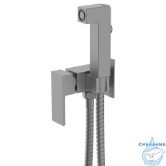Смеситель с гигиеническим душем Azario Graves AZ-KFX03GR (графит)