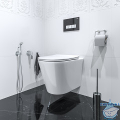 Встраиваемый смеситель с гигиеническим душем Iddis Ray RAYSBR2i08 (хром)