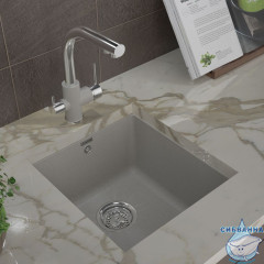 Кухонная мойка Paulmark Gera 45 PM104546-GR (серый)