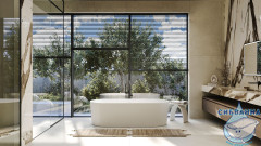 Ванна из искусственного камня ABBER Stein 180x75 AS9614