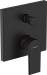 Встраиваемый смеситель для ванны Hansgrohe Vernis Shape 71468670 (черный матовый)