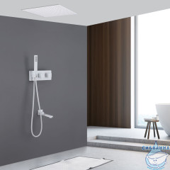  Душевая система Abber Daheim 500 1 режим AF8254W  (белый матовый)