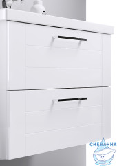 Тумба подвесная Aqwella Classic Манчестер 80 с раковиной Фостер 80 белый