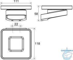 Мыльница Ravak 10° X07P556