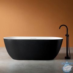 Ванна из искусственного камня ABBER Frankfurt 170x75 AM9941BW