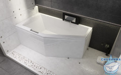 Акриловая ванна Riho Geta 170x90 L с каркасом