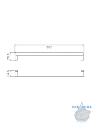 Полотенцедержатель Raglo R300.01 (хром)