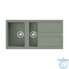 Кухонная мойка Omoikiri Kitagawa 100-2-WG wind green