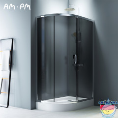 Душевое ограждение AM.PM Like Solo Slide 120х80 W83G-302U120CG64 профиль хром, стекло тонированное (без поддона)