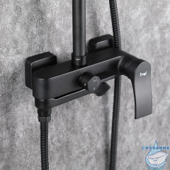 Душевая система Frap F2475-6 250 1 режим (черный)
