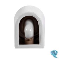 Унитаз подвесной безободковый Aquatek Вега AQ1904T-00 с сиденьем Soft Close (микролифт)