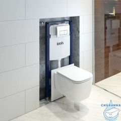Комплект 3в1: подвесной унитаз, инсталляция и клавиша смыва, IDDIS, BASBR01i73