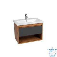 Тумба под раковину Viant Бостон 60п дуб вотан/графит