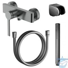 Смеситель для душа Azario Vincente AZ-VRZ338326AJ (графит)