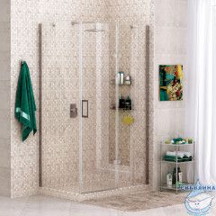 Душевое ограждение Wasserkraft Aller 120x100 10H10R профиль хром, стекло прозрачный (без поддона)