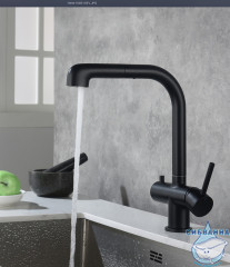 Смеситель для кухни Timo Saona 2346/03FL (черный матовый)