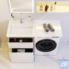 Раковина на стиральную машину Am.Pm X-Joy 120 L M85AWPL1201WG