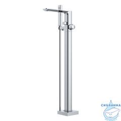 Смеситель для ванны напольный Azario Piano AZ-208260AB5C-0308A с душевым гарнитуром (хром)