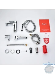 Смеситель Raglo R03.12 с гигиеническим душем (графит)